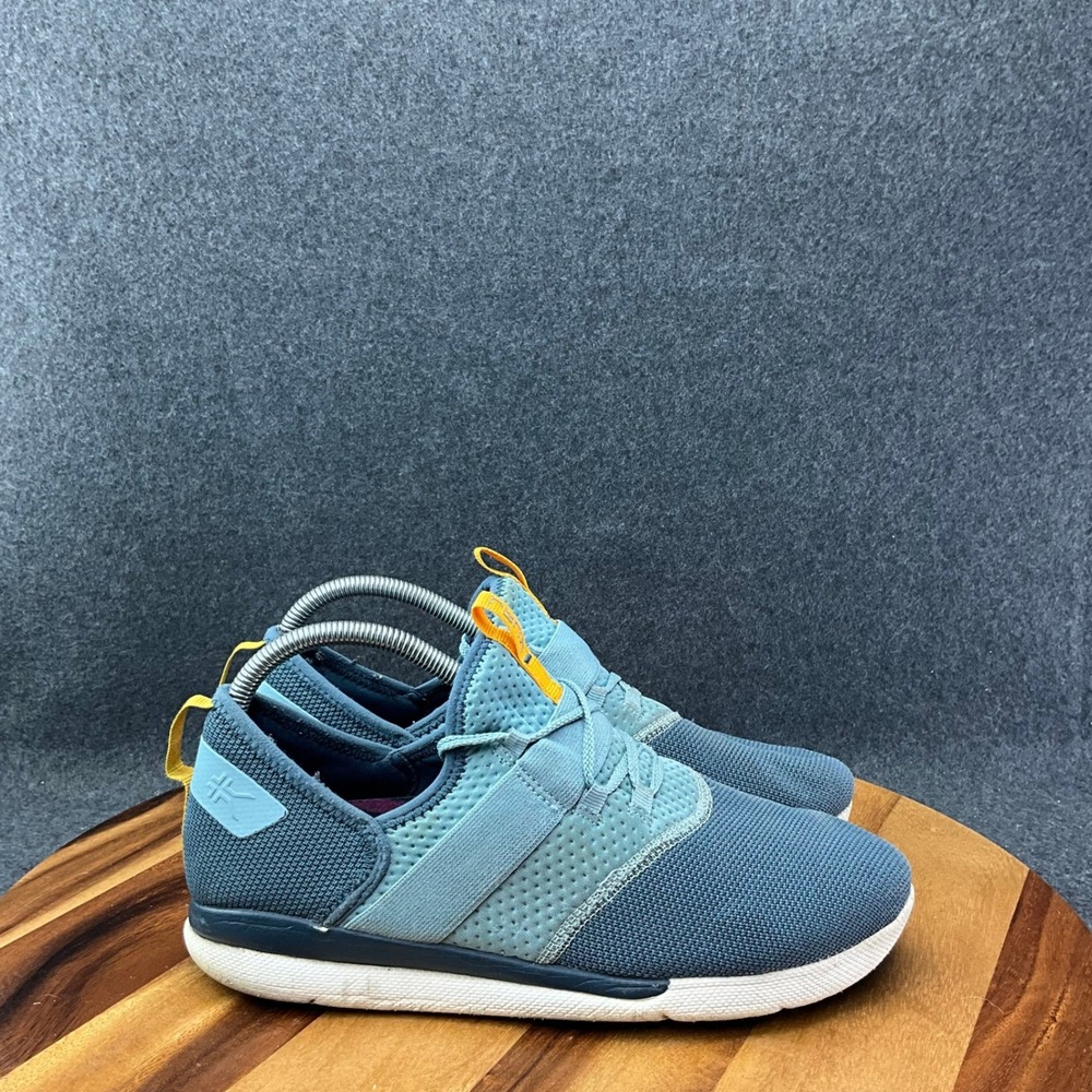 Kuru Pivot Blue Nylon Mesh Lace up Comfort Sneaker Shoes Womens Size 10 Running